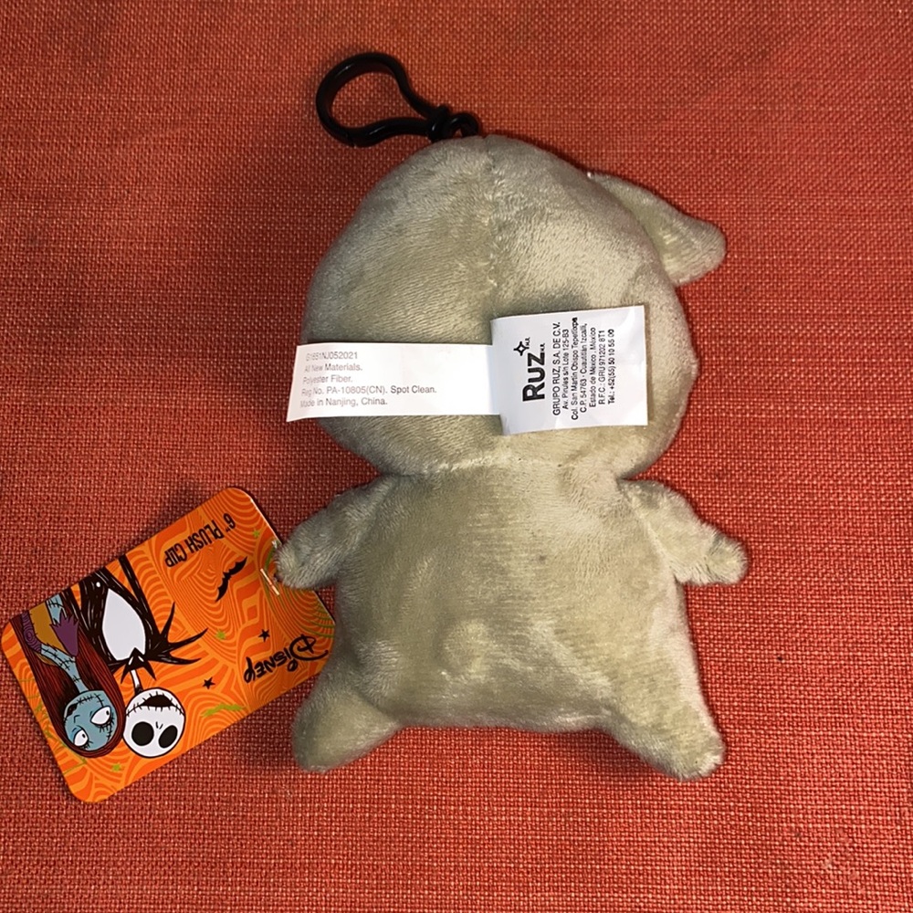 NWT 3 Disney The Nightmare Before Christmas 6” Plush Clips - Picture 7 of 9